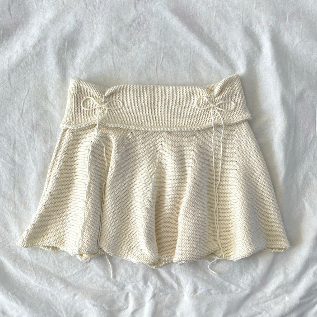 White Ruffle Mini